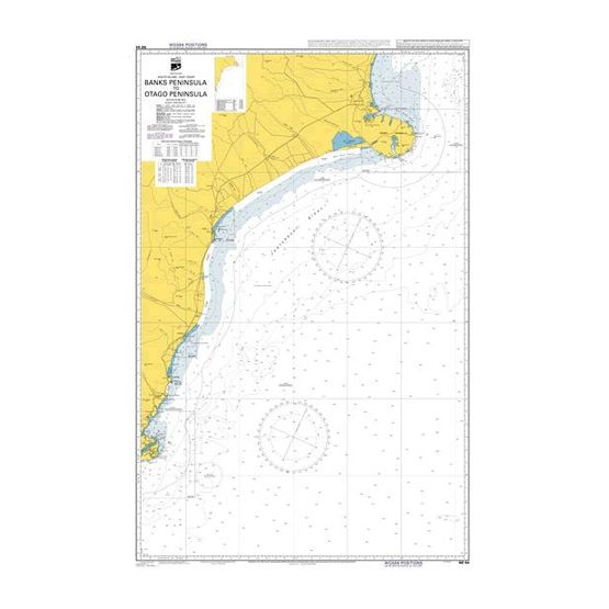NZ64 Banks Peninsula to Otago Peninsula Admiralty Chart