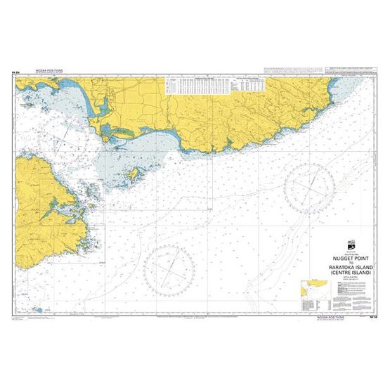 NZ68 Nugget Point to Centre Island Admiralty Chart