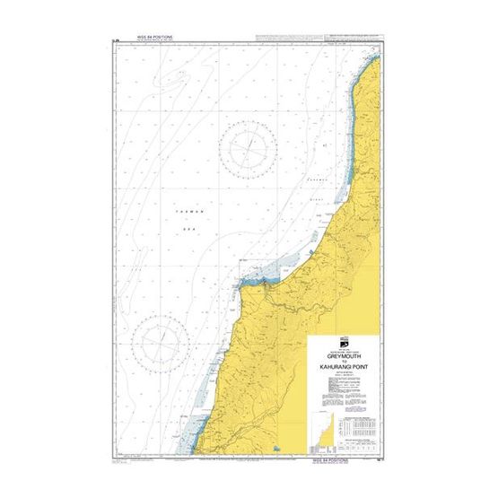 NZ71 Greymouth to Kahurangi Point Admiralty Chart