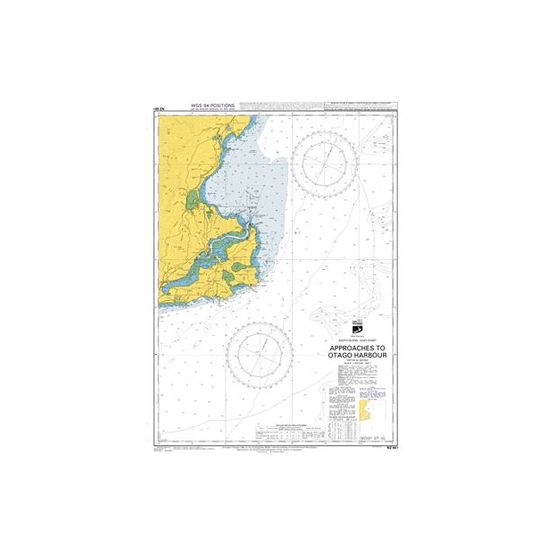 NZ661 Approaches to Otago Harbour Admiralty Chart