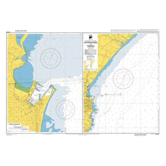 NZ6422 Approaches to Timaru Admiralty Chart
