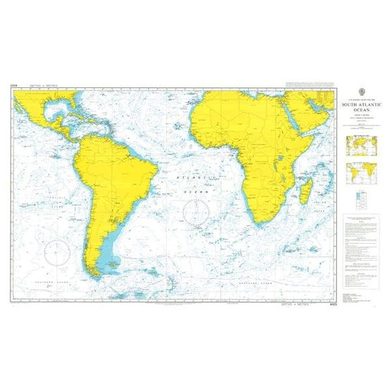 Admiralty 4003 A Planning Chart for the South Atlantic Ocean