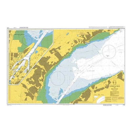 1752 Approaches to Belfast Admiralty Chart
