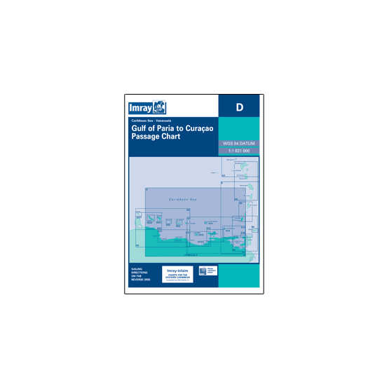 Imray Chart D Venezuela: Golf of de Paria to Curaçao Passage Chart