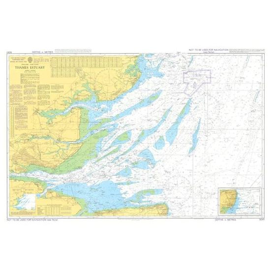 5041 Thames Estuary Instructional Admiralty Chart