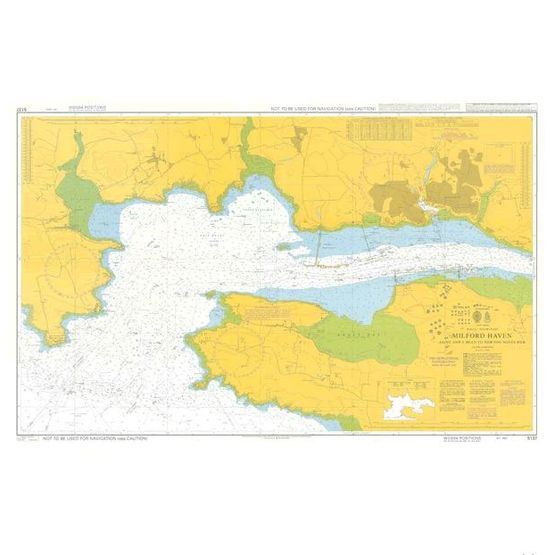5137 Milford Haven St. Anne's Head to Newton Noyes Pier Instructional Admiralty Chart