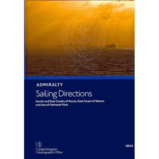 Admiralty Sailing Directions NP43 South &amp; East Korea
