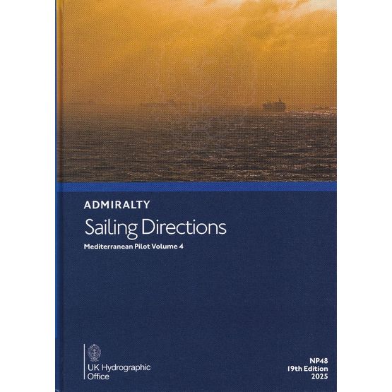 Admiralty Sailing Directions NP48 Mediterranean Pilot Volume 4