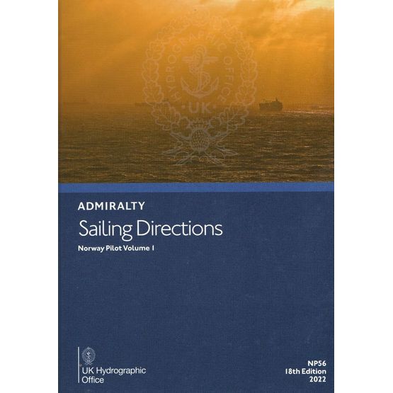 Admiralty Sailing Directions NP56 Norway Pilot Volume 1