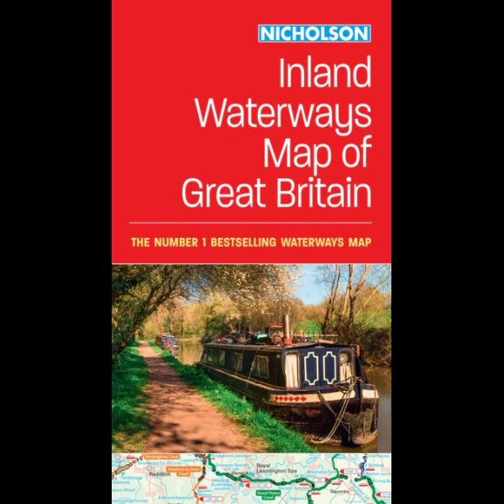 Nicholson Inland Waterways Map of Great Britain