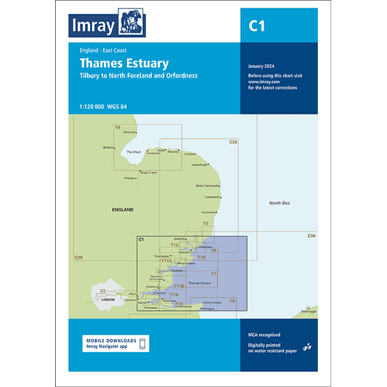 Imray Chart C1: Thames Estuary