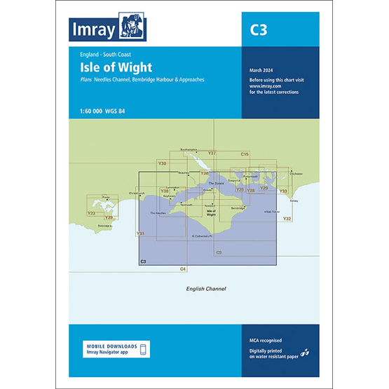 Imray Chart C3: Isle of Wight