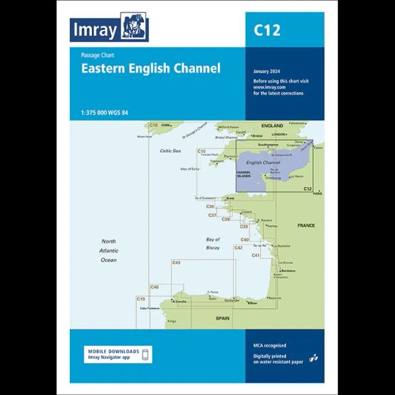 Imray Chart C12: Eastern English Channel Passage Chart