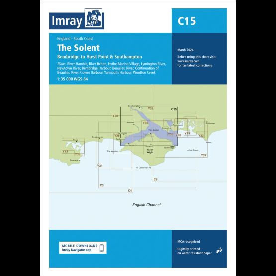 Imray Chart C15: The Solent