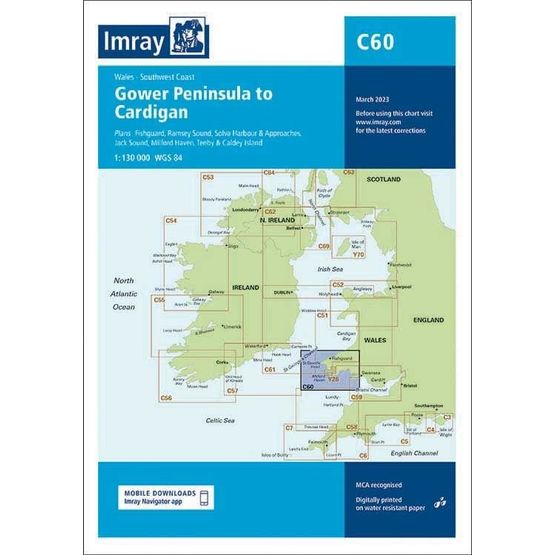 Imray Chart C60: Gower Peninsula to Cardigan