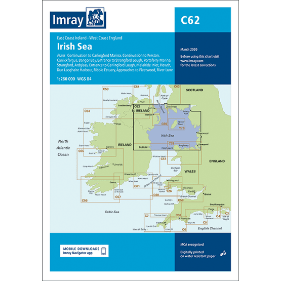 Imray Chart C62: Irish Sea