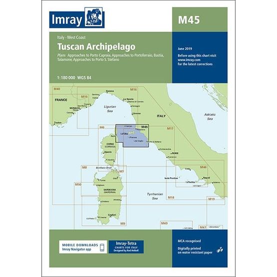 Imray Chart M45: Tuscan Archipeligo