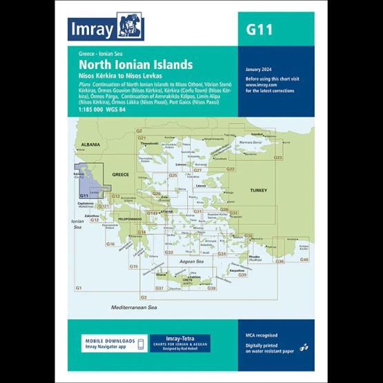 Imray Chart G11: North Ionian Islands