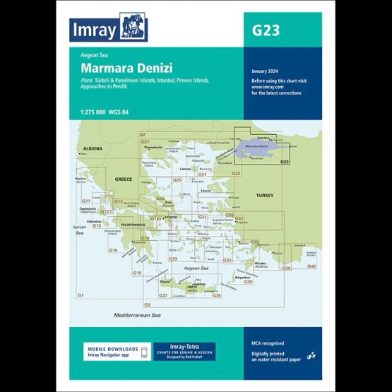 Imray Chart G23: Marmara Denizi