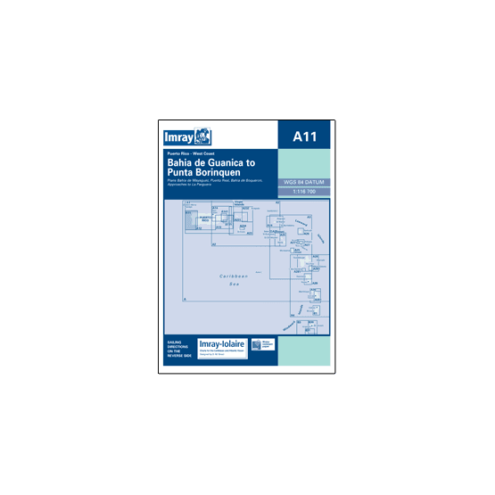 Imray Chart A11: Bahia de Guanica to Punta Borinquen
