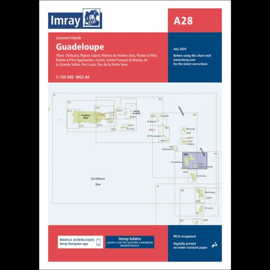 Imray Chart A28: Guadeloupe