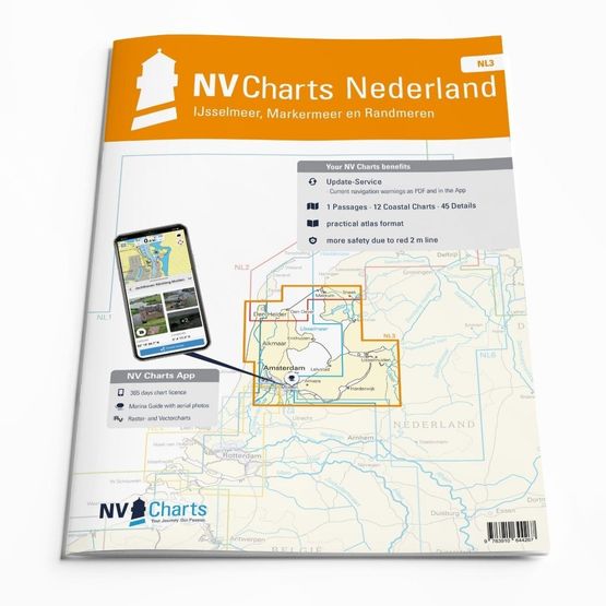 NV Charts Nederland NL3 - IJsselmeer &amp; Randmeeren - 2025