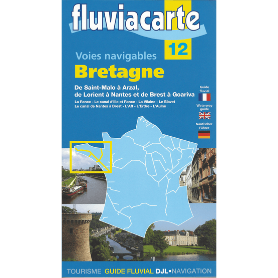 Imray Fluviacarte 12: Les Canaux Bretons