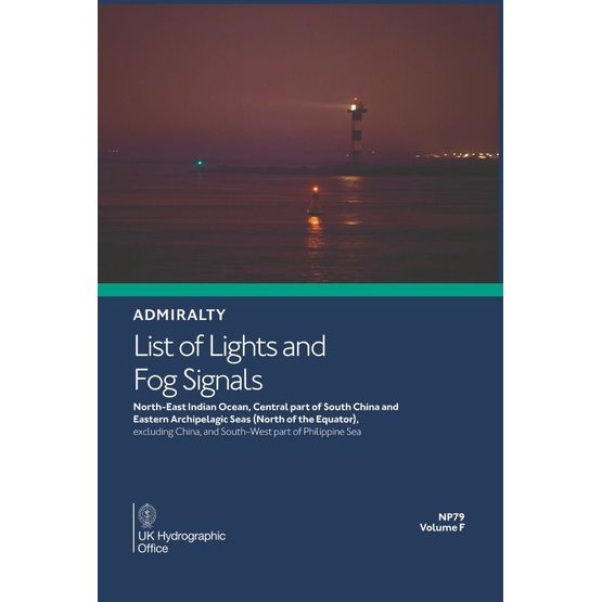 Admiralty NP79 List of Lights &amp; Fog Signals (Volume F)