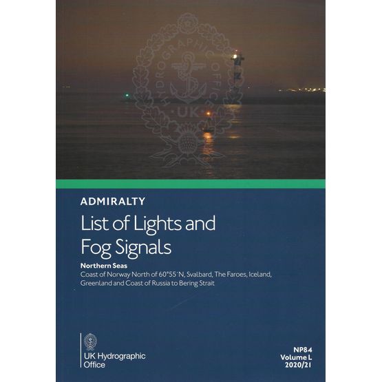 Admiralty NP84 List of Lights &amp; Fog Signals (Volume L)