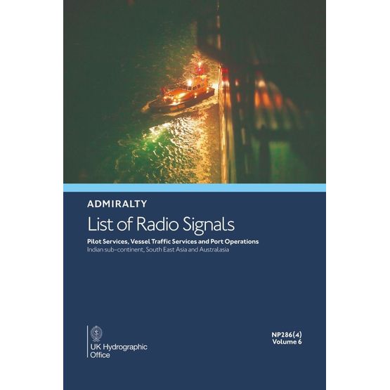 Admiralty NP286(4) List of Radio Signals (Volume 6 - Part 4)