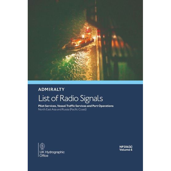 Admiralty NP286(6) List of Radio Signals (Volume 6 - Part 6)