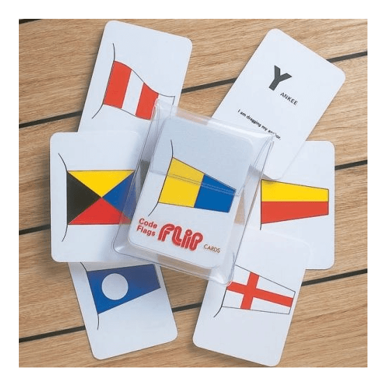 International Code Flags Marine Flip Cards - Navigation Aids