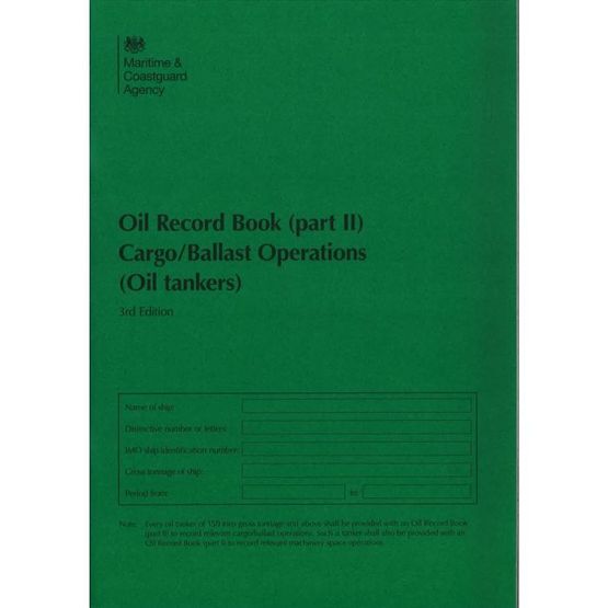 MCA Oil Record Book Part 2