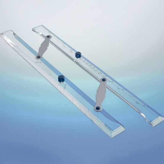 Blundell Harling Middy Instructional Parallel Rule (400mm)