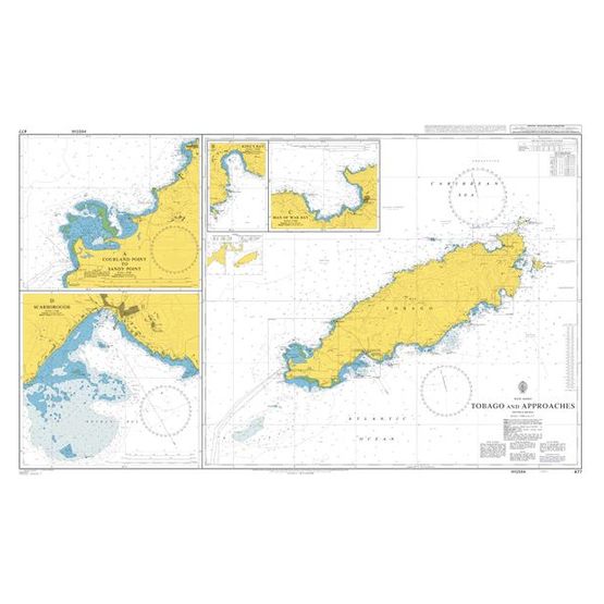 477 - Tobago and Approaches Admiralty Chart