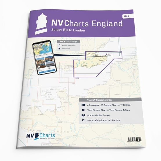 NV Charts England UK4 - Selsey Bill to London
