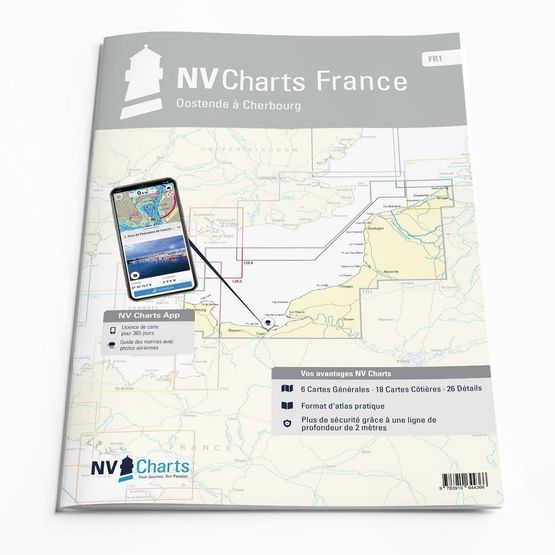 NV Charts France FR1 - Oostende à Cherbourg - 2025