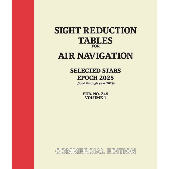 Sight Reduction Tables Epoch 2025