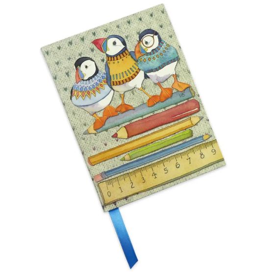 Woolly Puffins Bound Notebook