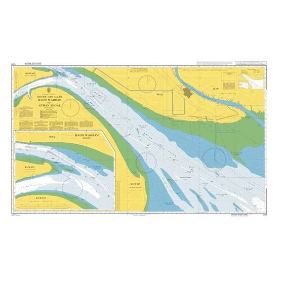 1229 Khawr 'Abd Allah Hadd Warbah to Athan Shoal Admiralty Chart