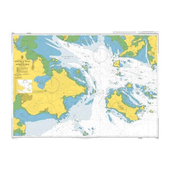 1723 Xinghua Wan and Approaches Admiralty Chart