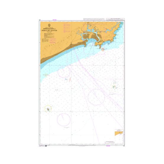 191 Approaches to Porto de Santos Admiralty Chart