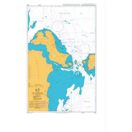 2873 Selat Gelasa and Approaches Admiralty Chart