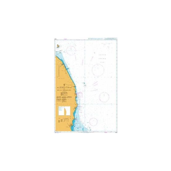 3446 Pelabuhan Kuantan to Kuala Terengganu Admiralty Chart