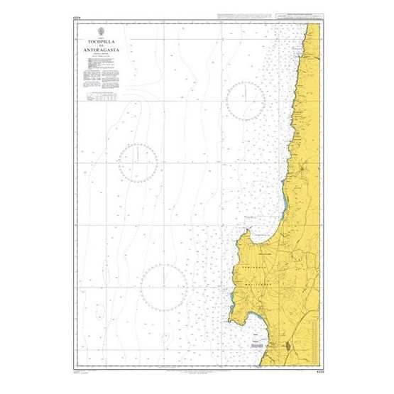 4223 Tocopilla to Antofagasta Admiralty Chart