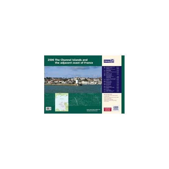 Imray 2500 The Channel Islands and adjacent coast of France Chart Atlas