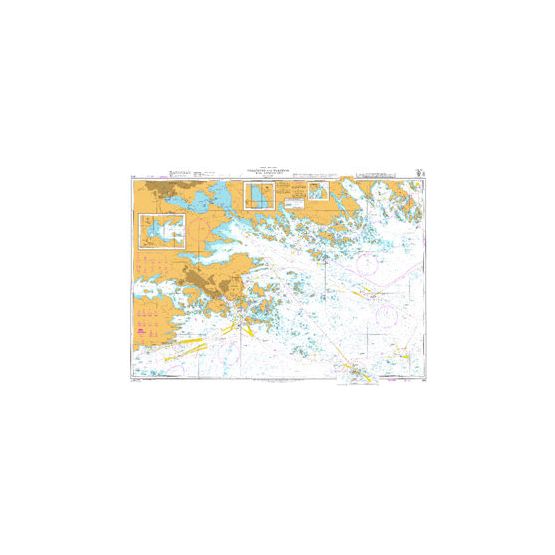 843 Oxelosund and Nykoping with Approaches Admiralty Chart