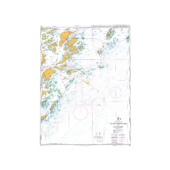 881 Outer Approaches to Sandhamn Admiralty Chart