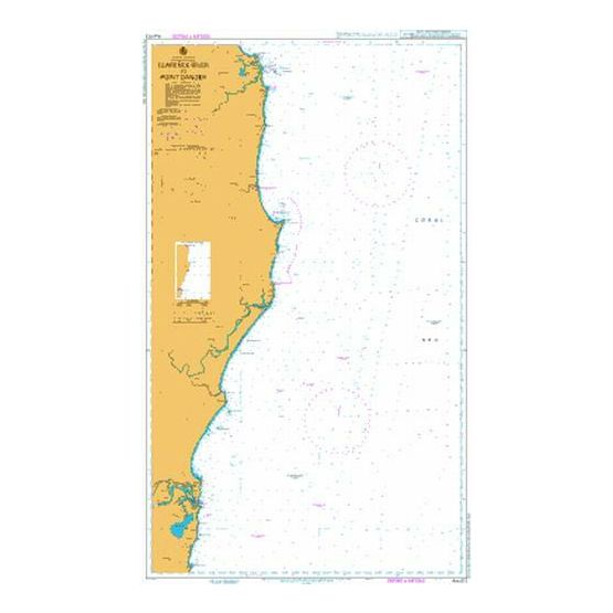 AUS813 Clarence River To Point Danger Admiralty Chart