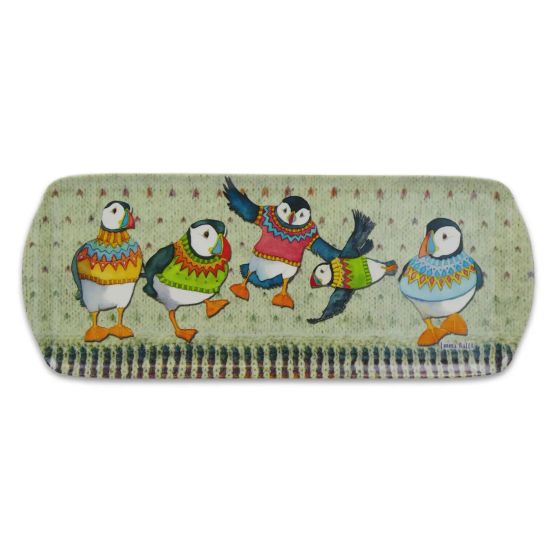 Emma Ball Woolly Puffins Sandwich Tray